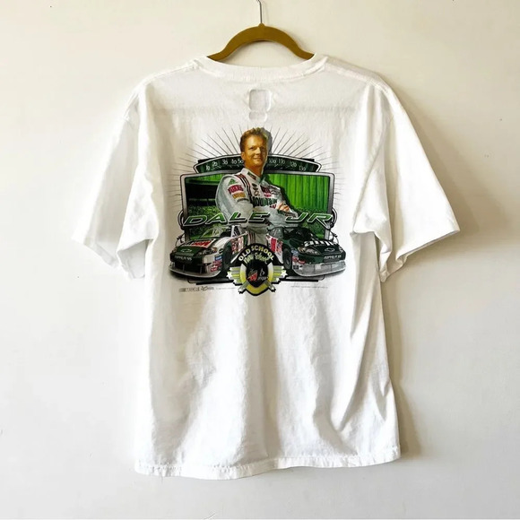Chase Authentics Dale Earnhardt Jr. Mountain Dew Car T-shirt Size Large NASCAR - Picture 2 of 6